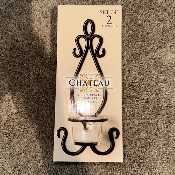 NEW NEVER USED SET OF TWO SCONCES - Picture 1 of 4